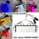 DIY Flexible Big Rectangular Led Light Eyes Kits Halloween Helmet Masks Big Eye Model