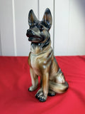 Vtg German Shepherd Dog Figurine 8¡± Ceramic Japan Mold 169 Alsatian MCM Model