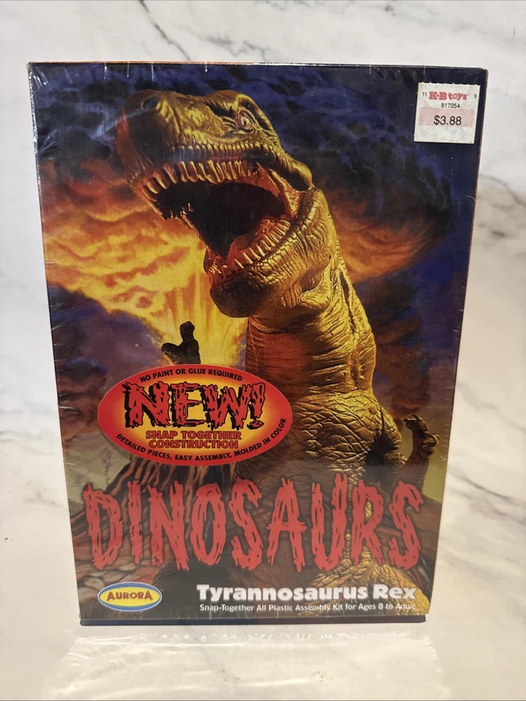 Aurora Tyrannosaurus Rex Model #6003 Dinosaurs Plastic VTG Building Kit 2000 Model