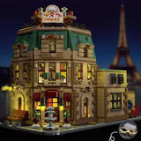 Mocs Bricks Sets Modular Restaurants in Paris Set 3104 Pieces Building Toys Kits Model