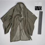 1/6 Male Soldier Robe Coat Long Gown Model 12'' PH TBL Action Figures Clothes Model