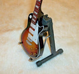 MINIATURE 1/6 FIGURE 1/4 DOLL SCALE MINI ELECTRIC GUITAR DISPLAY STAND ONLY Model