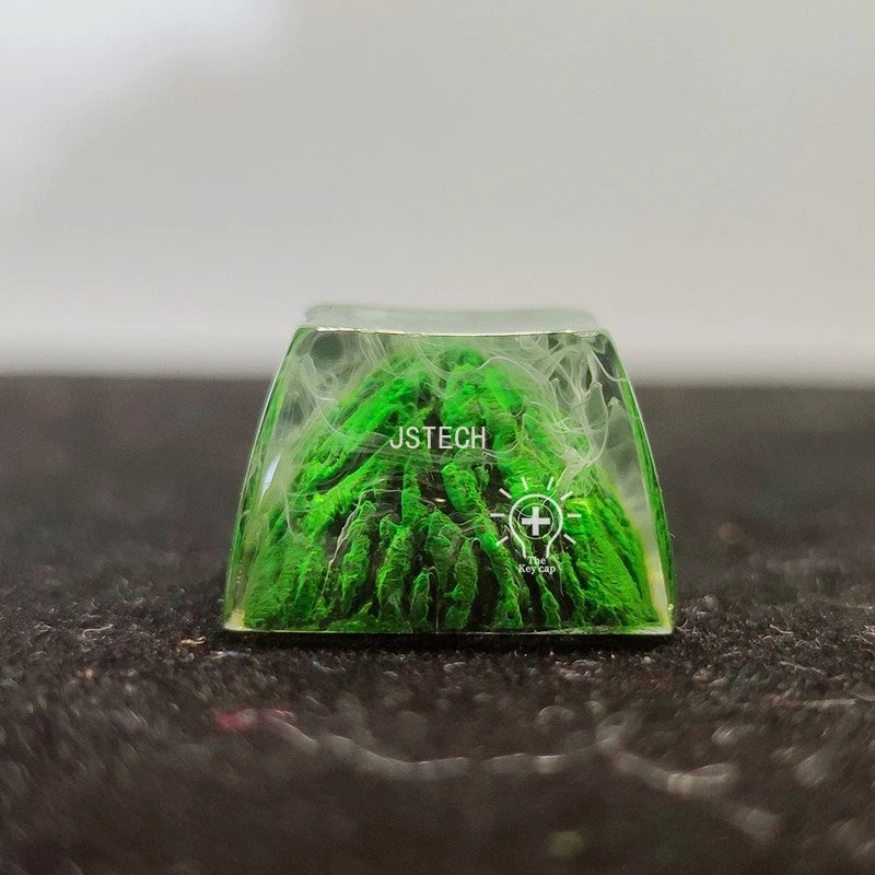 2024 Volcano Fujiyama Keycap OEM R4 SA R3 Resin Key Cap for Cherry MX Keyboard Model