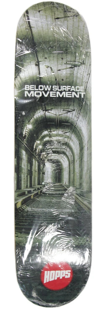 HOPPS NYC Subway Tunnel Photo Skateboard Deck- NEW- RARE vintage skate board Model