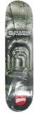 HOPPS NYC Subway Tunnel Photo Skateboard Deck- NEW- RARE vintage skate board Model
