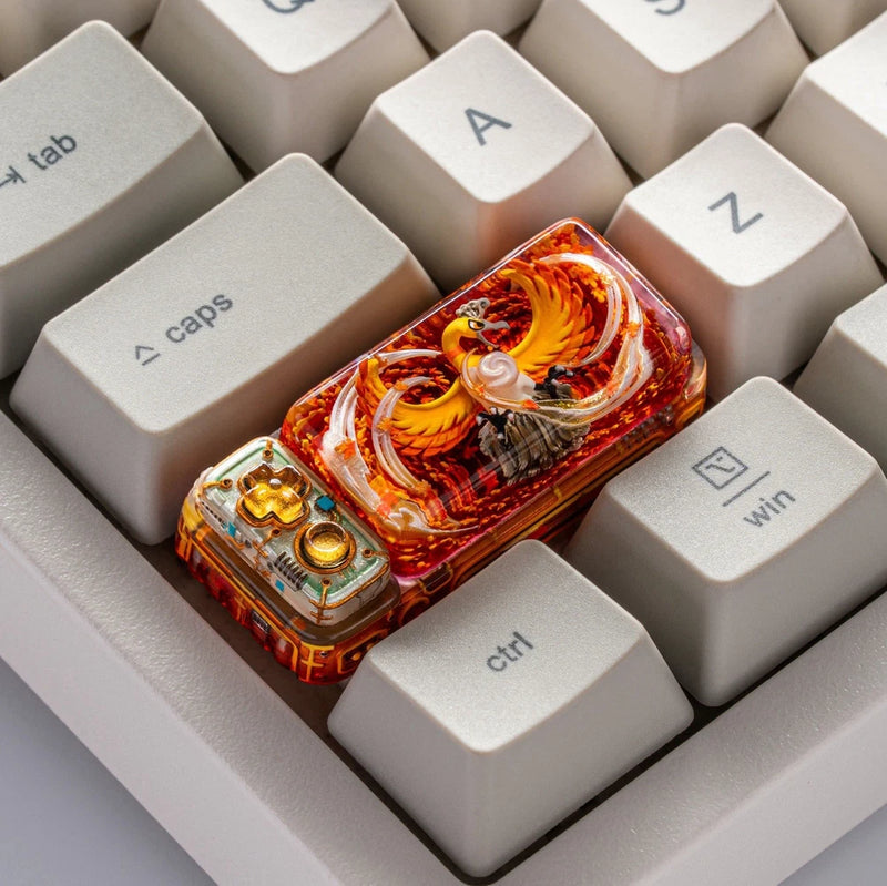 S-CRAFT SHINY HO-OH ARTISAN POKEMON KEYCAP Model