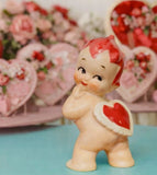 ????Vintage Lefton ¡°Valentiny¡± Kewpie Cupid by Marika RARE Valentine Figurine Model