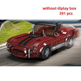 MOC Car Shelby Cobra 427 Roadster Building Block Model Kit Toy Gift 391 Pcs Model