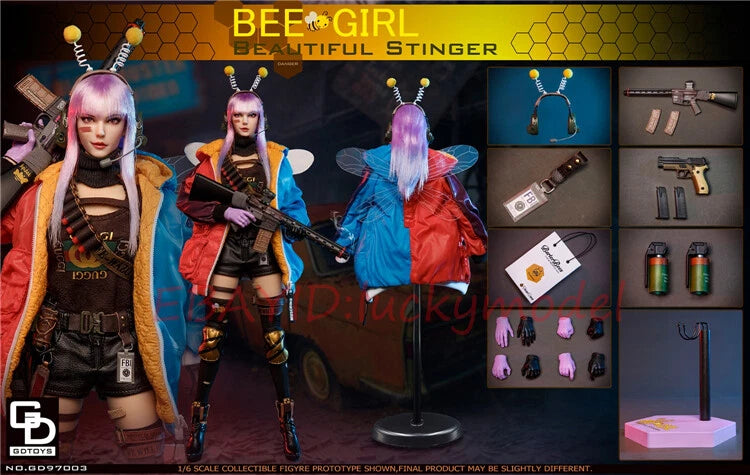 GDTOYS GD97003 1/6 END BEE GIRL Action Figure Model In Stock NEW Model