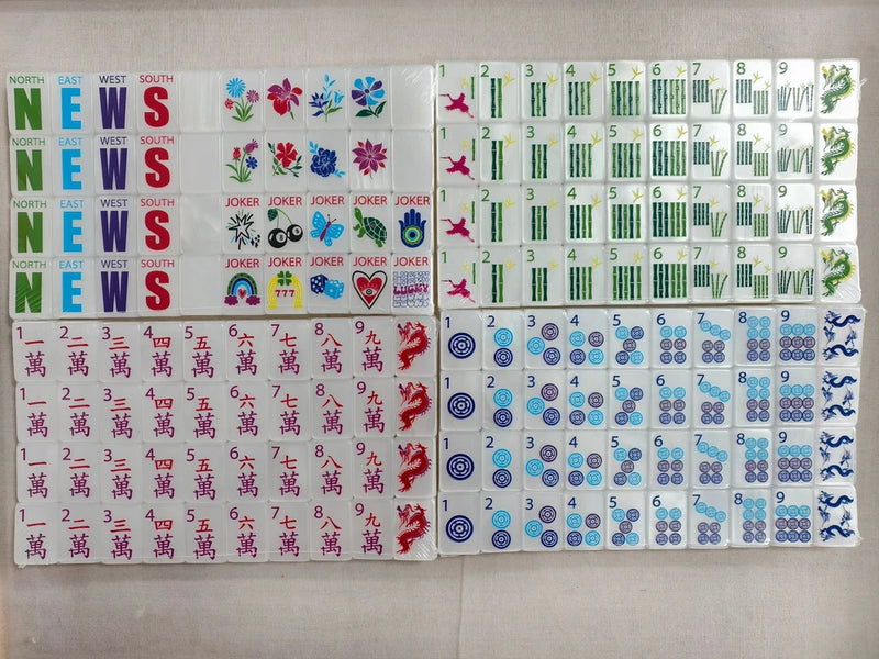 Lucky Charms Aspen Glow Mahjong Tiles + Free storage Bag Free delivery Charms