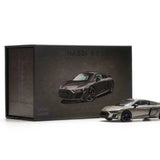 2022 Audi R8 V10 Coupe Performance Gray Diecast Metal Car Model Masdi 1/64 Model