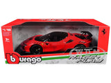FERRARI SF90 XX STRADALE RED 1/18 DIECAST MODEL CAR BY BBURAGO 16020 Model