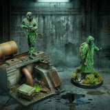 1/35 CBRN Hazmat Soldier Team 2 Resin Figures Model Kit Unpainted No Bases Model