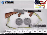 1/6 M1928 Thompson Submachine Tommy Gun Model for 12" Figure hoT Toys  ?USA? Model