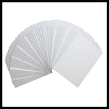 White 5x7 Picture Mat Backing Board - Crafts Photo Frame Support Model