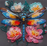 Dragonfly Flickering wings Bead Embroidery Kit ?C DIY Beaded Home Decor Wall Art Model