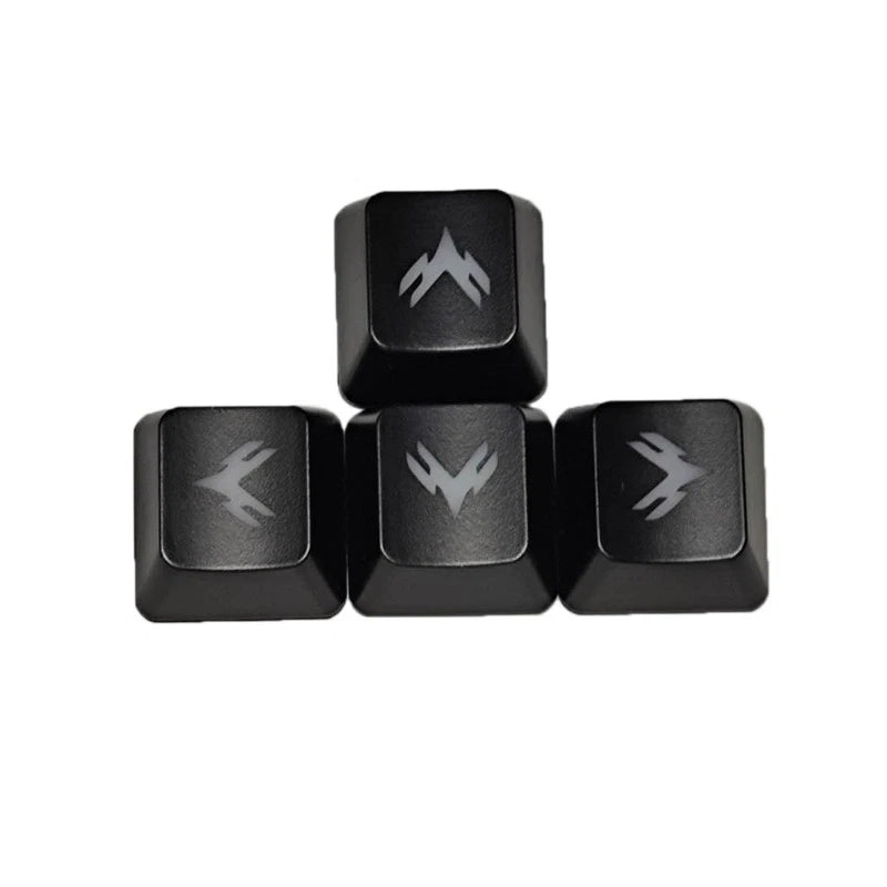 1 Set ABS Backlit Heart Keycaps Height for WASD Direction 4PCS Model