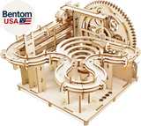 3D Wooden Puzzles Marble Run Set - 159PCS Mechanical Model Kit for Adults Wooden Model