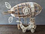 Robotime RoLife Airship TG407 Assembled Mechanical Model 7.5" x 5" x 6.5" Tall Model