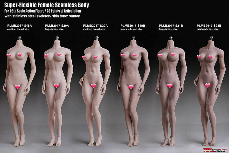 1/6 Seamless Female Body TBLeague Phicen Action Figure For 12inch Doll Model Model