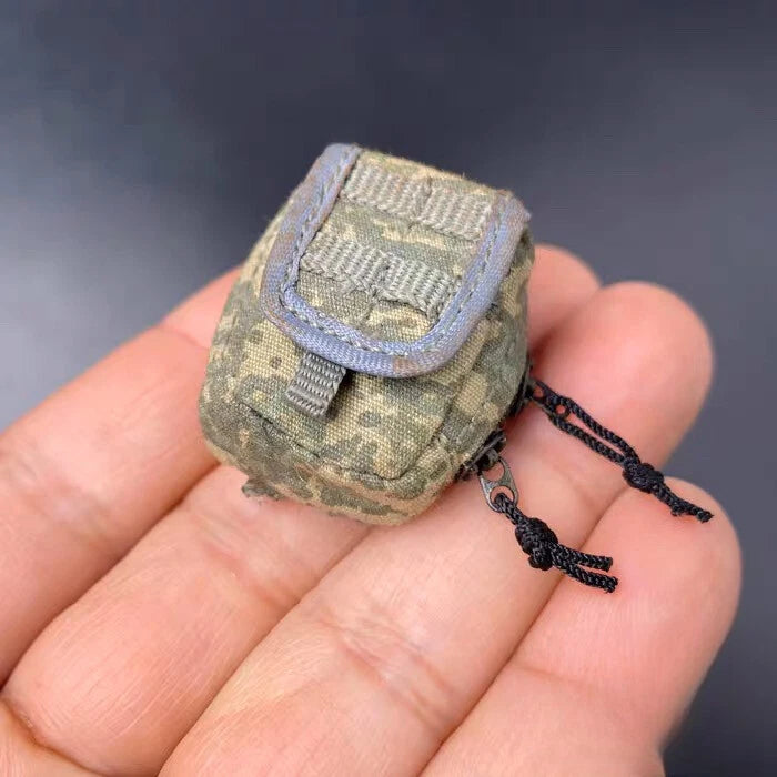 1/6 Scale Solider Sundries Zipper Bag Model for 12" Action Figure Prop Scene Model