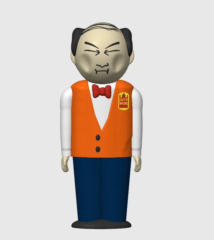 Tuong Lu Kim 8 inches tall 3D Printed Lego Inspired Model