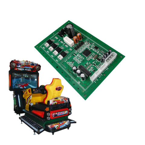 Arcade 3D HD Supercar Driving Racing Simulator Game Motherboard 1pcs IO Board Model