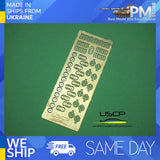 USCP 24A020 1/24 Bonnet Pins Photo-Etched set Upgrade accessories kit Model