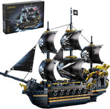 Pirate Ship Building Set Black Pearl Model Kit for Kids Adults 801 Piece Model
