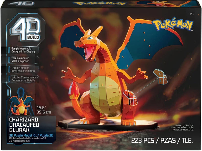4D Build Pok??mon Charizard 3D Puzzle Model Kit Model