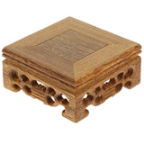 1PC Vase Stand Wood Display Stand Figurine Display Base Wooden Base Vase Base Model