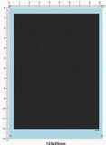 125x95mm Carbon Fiber black twill stripe Racing Car Model Kit Water Slide Decal Model