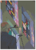 Cross Stitch Pattern by Florashell - Lighting Church Candle Model