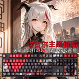 108 Keys Azur Lane ?gir Full Set PBT Keycaps For Cherry MX Mechanical Keyboard Model