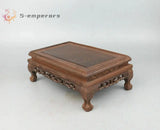 Rosewood Stand Display Pedestal Wood/vase Figure Statue Pot Rectangle Base Model