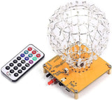 LED Cubic Ball  DIY Soldering Project Kit 3mm RGB LED Light Desktop Decoration Model