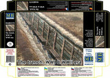 The trench. WWI & WWII era, (Plastic model kit)  1/35 MasterBox 35174 Model