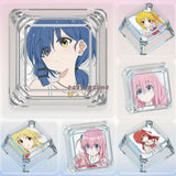 Anime Bocchi The Rock! Novel Transparent Cute Cross Shaft Keycap for MX Keyboard Model