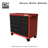 Make It RC 1/24-1/25 Rolling Tool Chest For Model Car Garage, Shop, Diorama Model