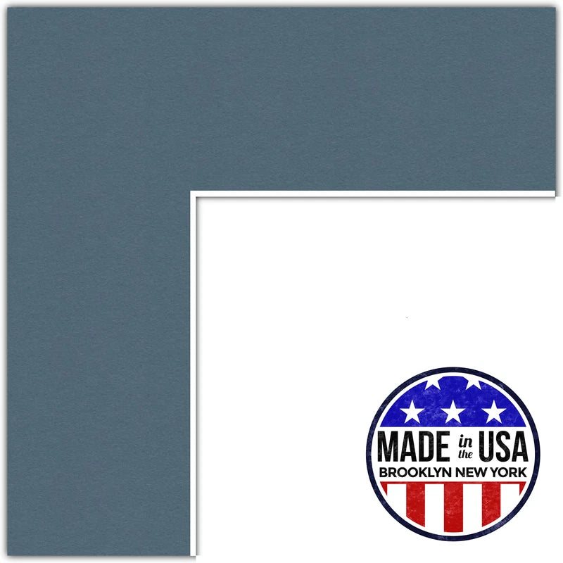 ArtToFrames Custom Dutch Blue Picture Photo Frame Mat Matting Board LG Model