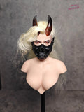 Unique Anime Black Mask For 12'' Action Figure 1/6 Scale Soldier Model Model