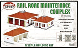 N Scale RAIL ROAD MAINTENANCE COMPLEX Kit Model Power New in Sealed Box 1584 Model