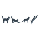 MRY-SFW 1/64/87/160 Cat Pose Model 4 pcs  HO N Scale Miniatures Diorama Model