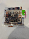 5D DIY Diamond Art Painting Kit Craft Motorcycle (30cmx30cm) Model