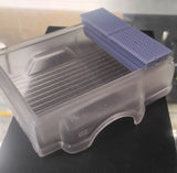 3D Printed 1/25 Diamond Plate Truck Tool Box Saddle Box Model