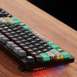 Korea National Museum Dancheong Mechanical Keyboard Wired Black Traditional Art Model