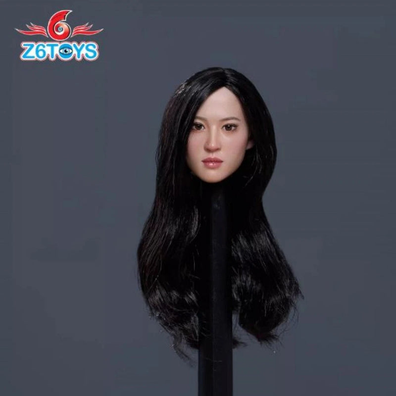 1/6 Z6TOYS Z007A Beauty Girl Movable Eyes Head Sculpt For 12" Female PH Figure Model