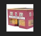Suydam Kit 71 HO Scale Building Kit - "Your Hobby Shop" in Brick Mat Board Model