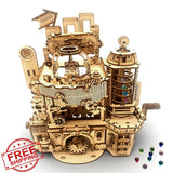 Wooden 3D Puzzle Mechanical Crafts DIY Model Kit for Adults Teens Model