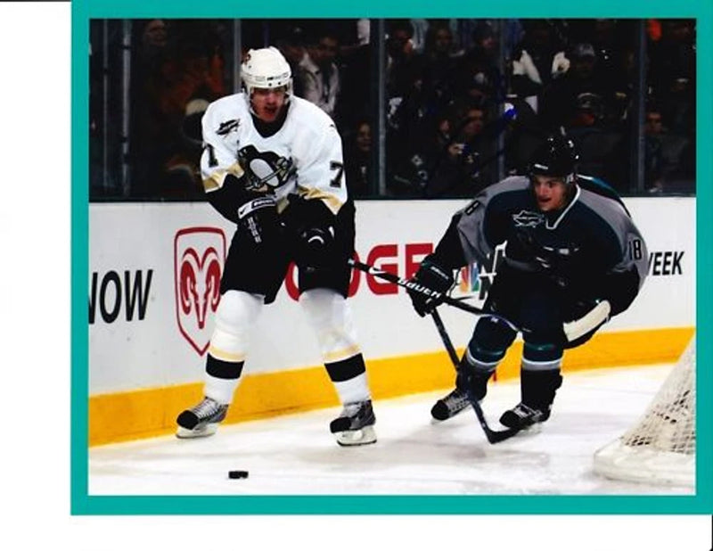 SAN JOSE SHARKS MATT CARLE SIGNED BOARDS 8X10 Model